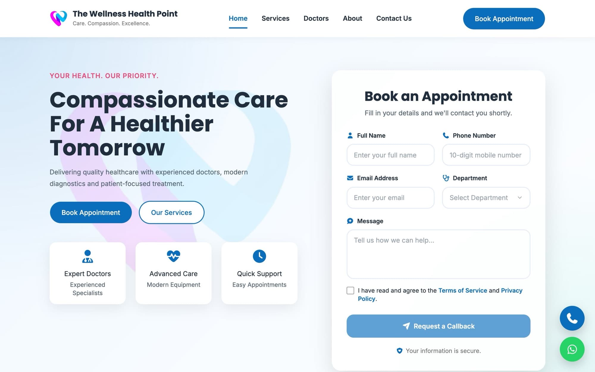 Screenshot of The Wellness Health Point